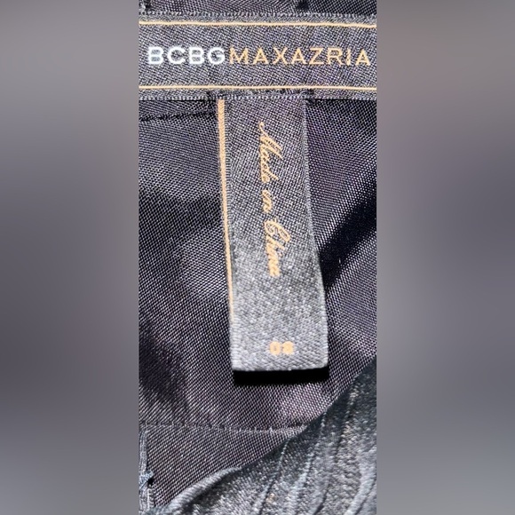 BCBGMaxAzria Strapless Silk Dress Elegant Prom Fairycore Grunge Junior Women‎ 8 - Picture 3 of 8